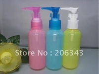 100ml pet colorful duck mounth bottle or lotion bottle or shampoo bottle with bird mouth shape