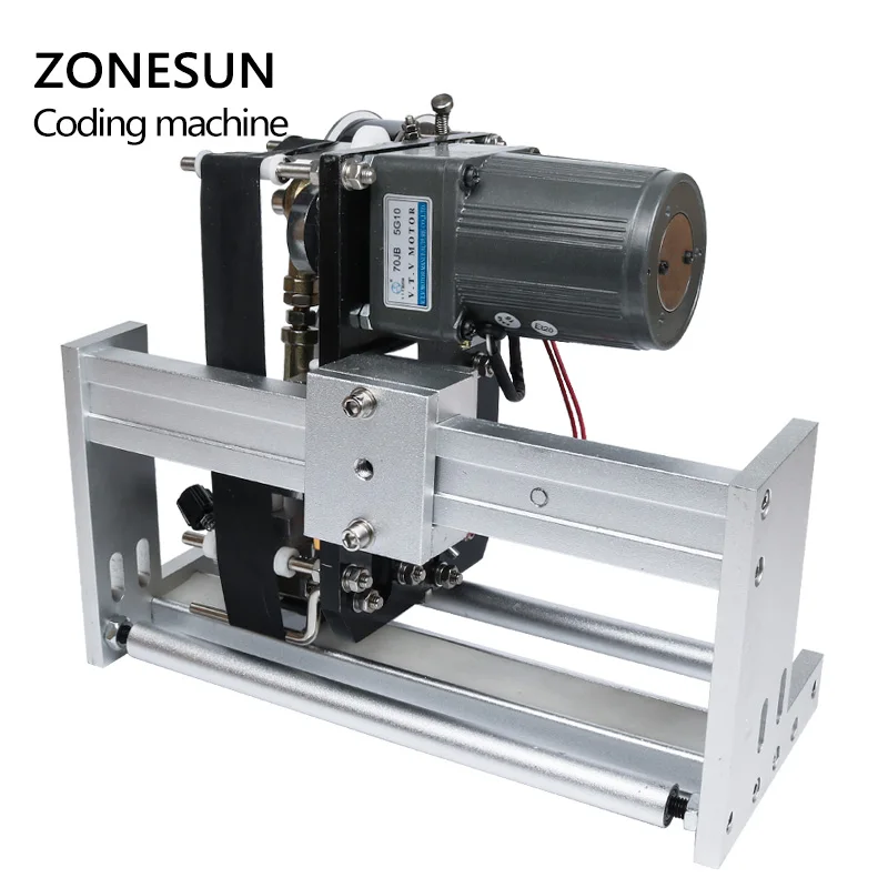 

ZONEUN Expiry Date Ribbon Coding Label Printer Hot Ribbon Coder For LT-50 Labeling Machine