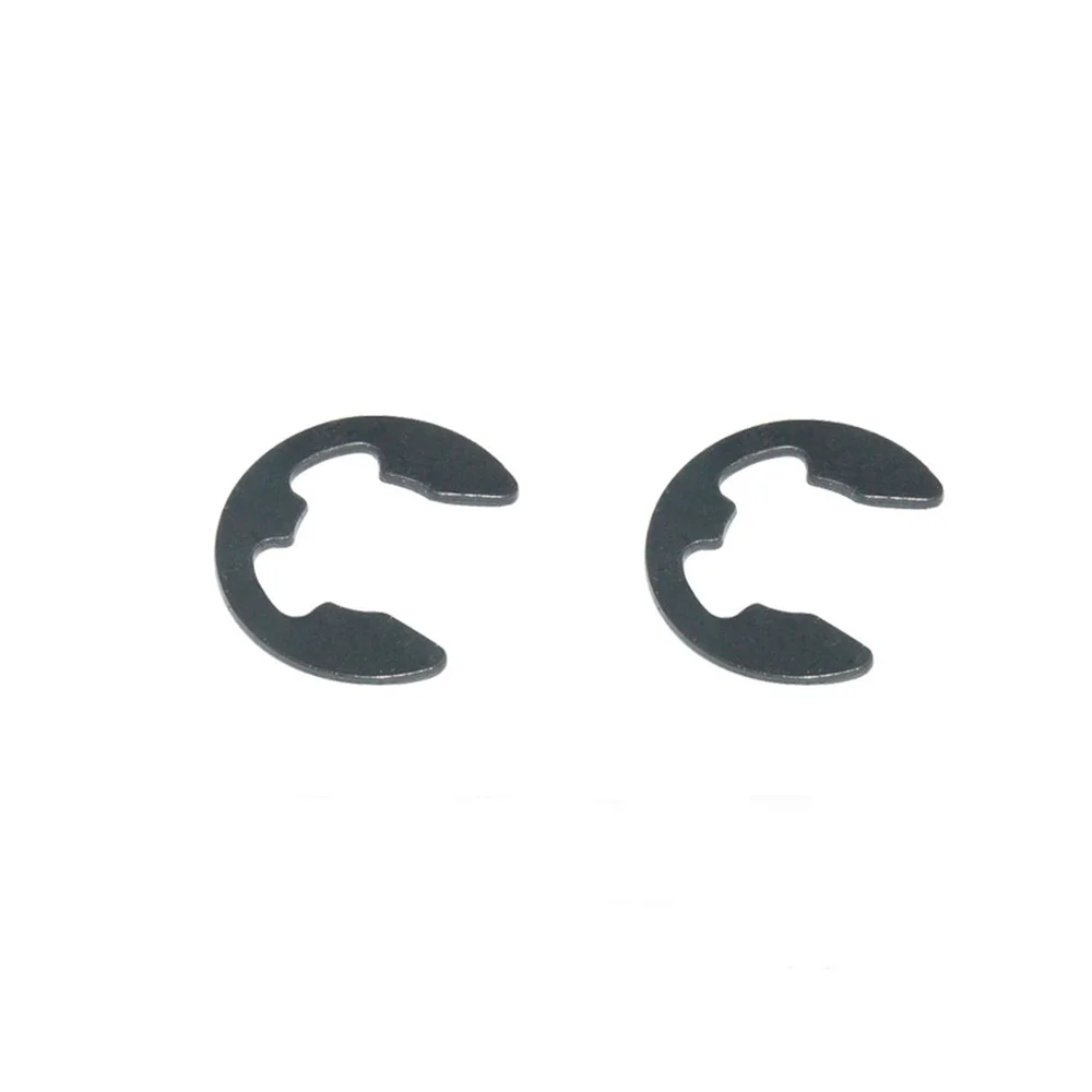 100 шт. M1.2 M1.5 M2 M2.5 M3 M3.5 M4 M5 M6 черный E Type стопорное кольцо Circlip шайбы Clip открытие