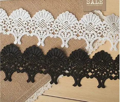 Качество 8 см в национальном стиле кружевное с вышивкой растворимые полиэстер