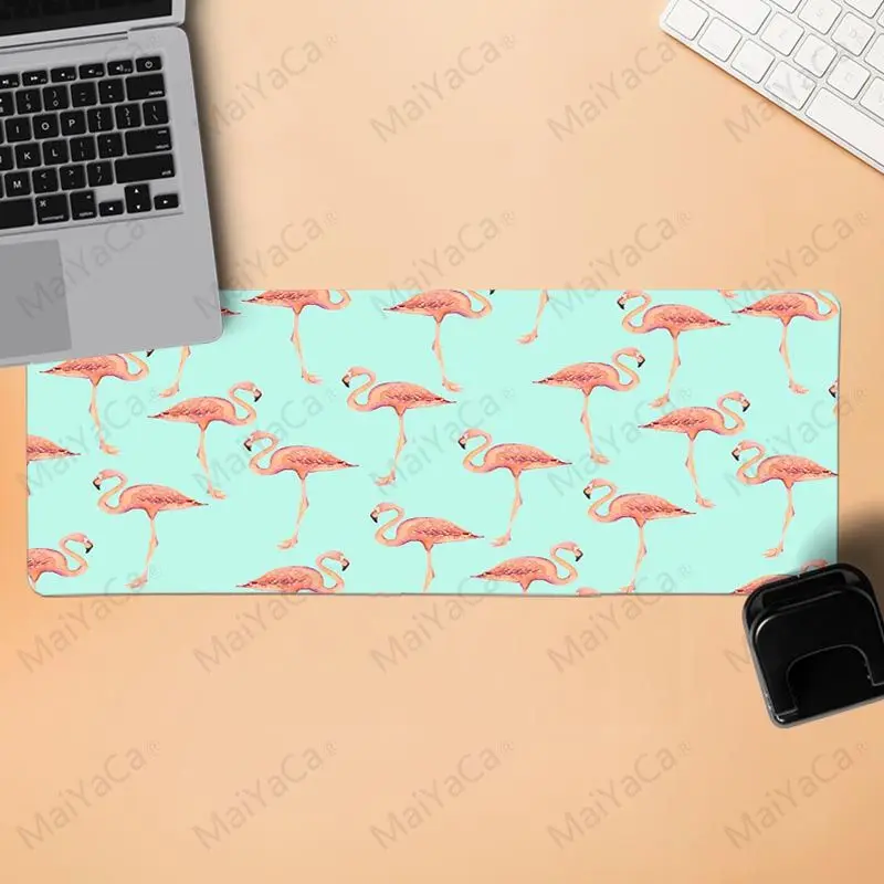 

MaiYaCa Custom Skin cartoon lovely flamingo bird Beautiful Anime Mouse Mat for cs dota 2 LOL gaming mouse pad free mouse pad