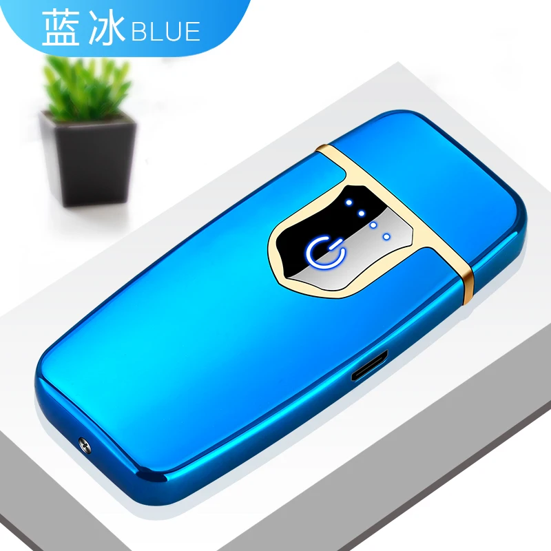 Сенсорный экран, электронное зажигание, электрическая ультратонкая usb зарядка, зажигалка, горячий провод, ветрозащитная зарядка, электрическая зажигалка