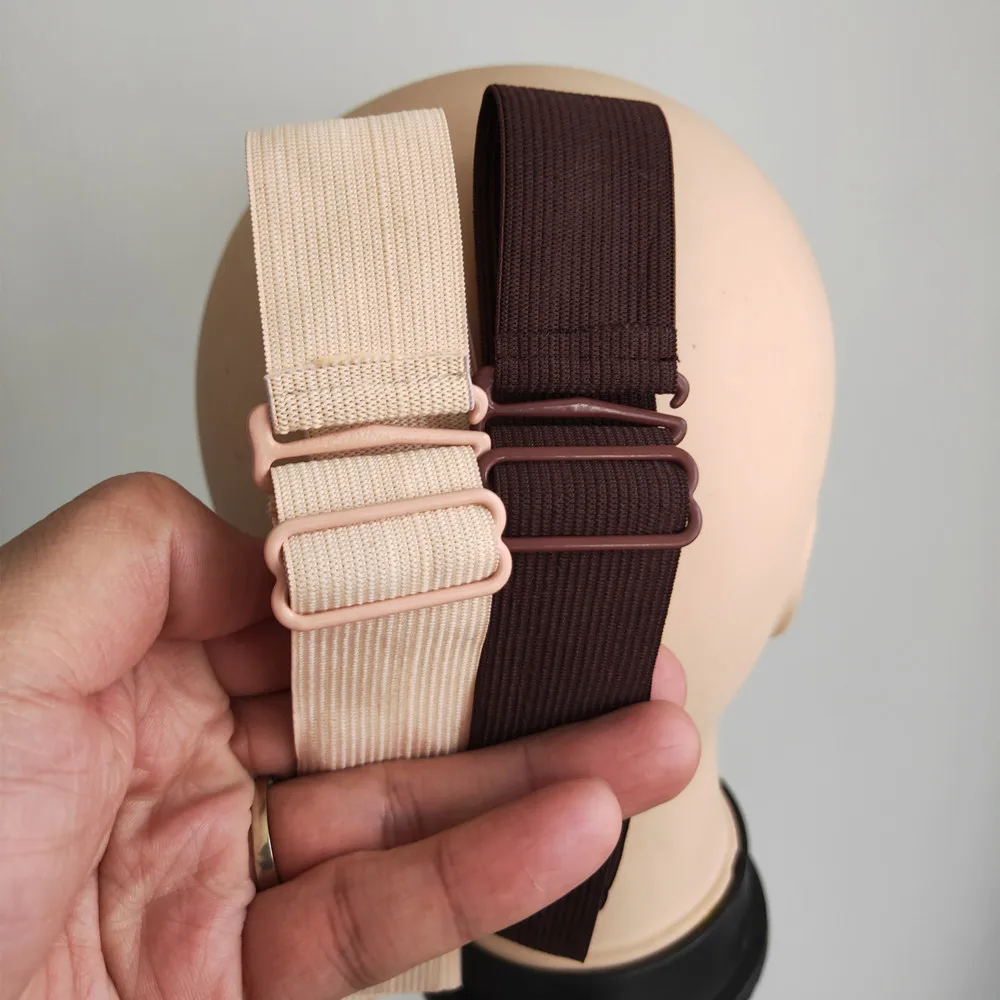 Регулируемая эластичная лента для париков сшитых 6 шт. в партии черный коричневый