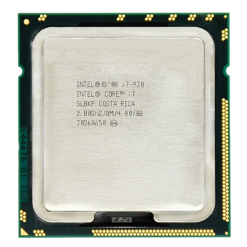 

lntel Quad-Core I7 CPU I7 930 2.8G 8M Cache 130W 45nm Desktop Processor