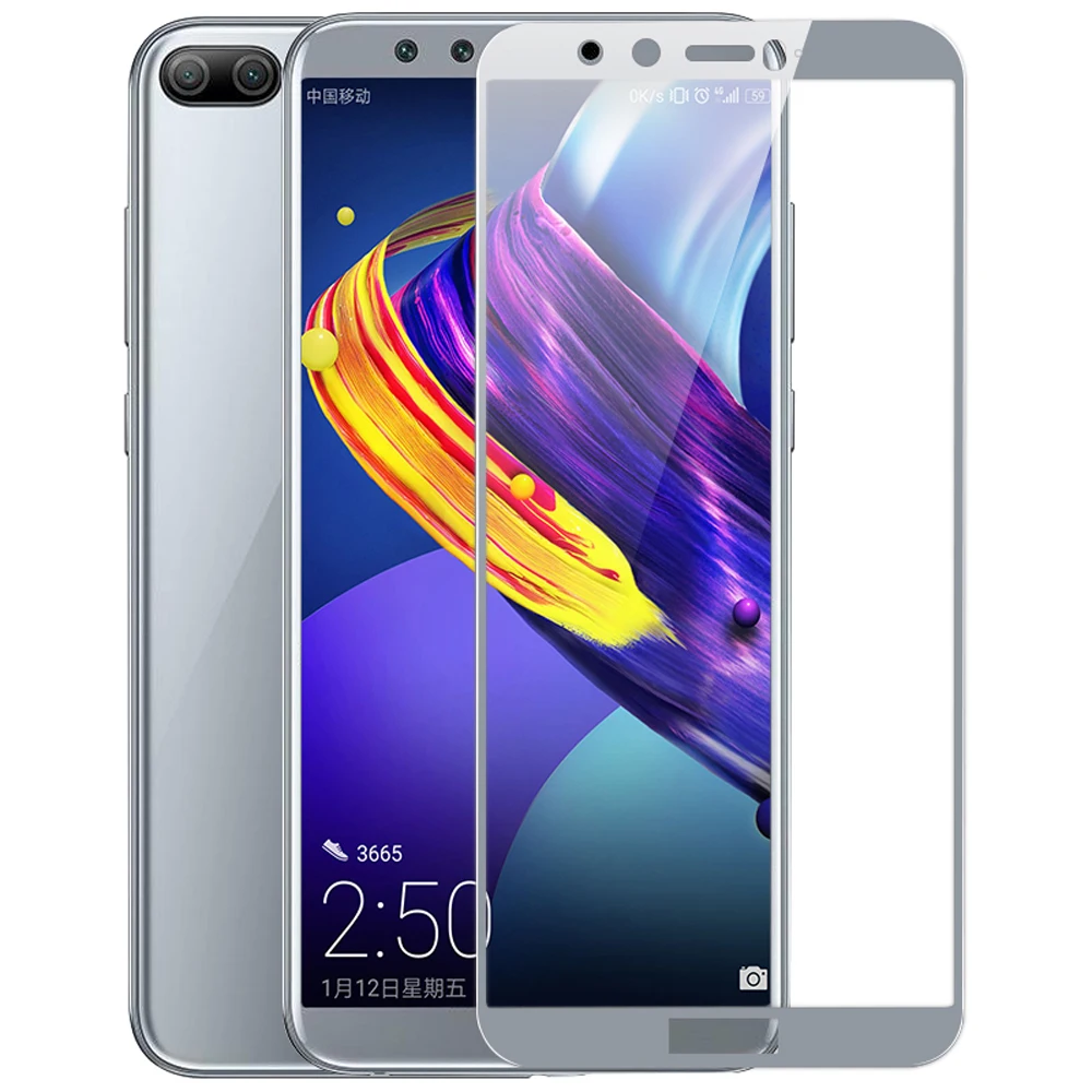 Для HUAWEI Honor 9 lite закаленное стекло для Huawei Защитное экрана защитное 2.5D Edge полное