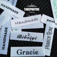 84 custom logo labels brand labels personalized name tags for childrencan be sewed or ironcustom clothing labelsname tags