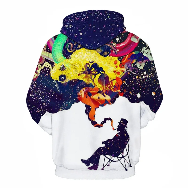 Бренд tunsechy осень зима мода Лев цифровая печать мужчины/женщины толстовки с