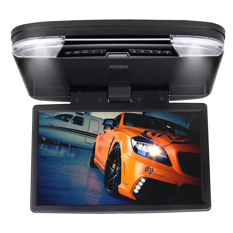 15 6 дюймовый автомобильный монитор на крышу откидной DVD плеер HD 1080 P видео с HDMI