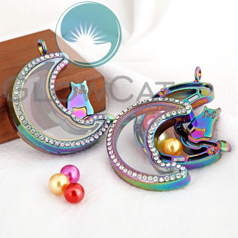 Комплект из 3 предметов с украшением в виде кристаллов животных Луна Лебедь птица