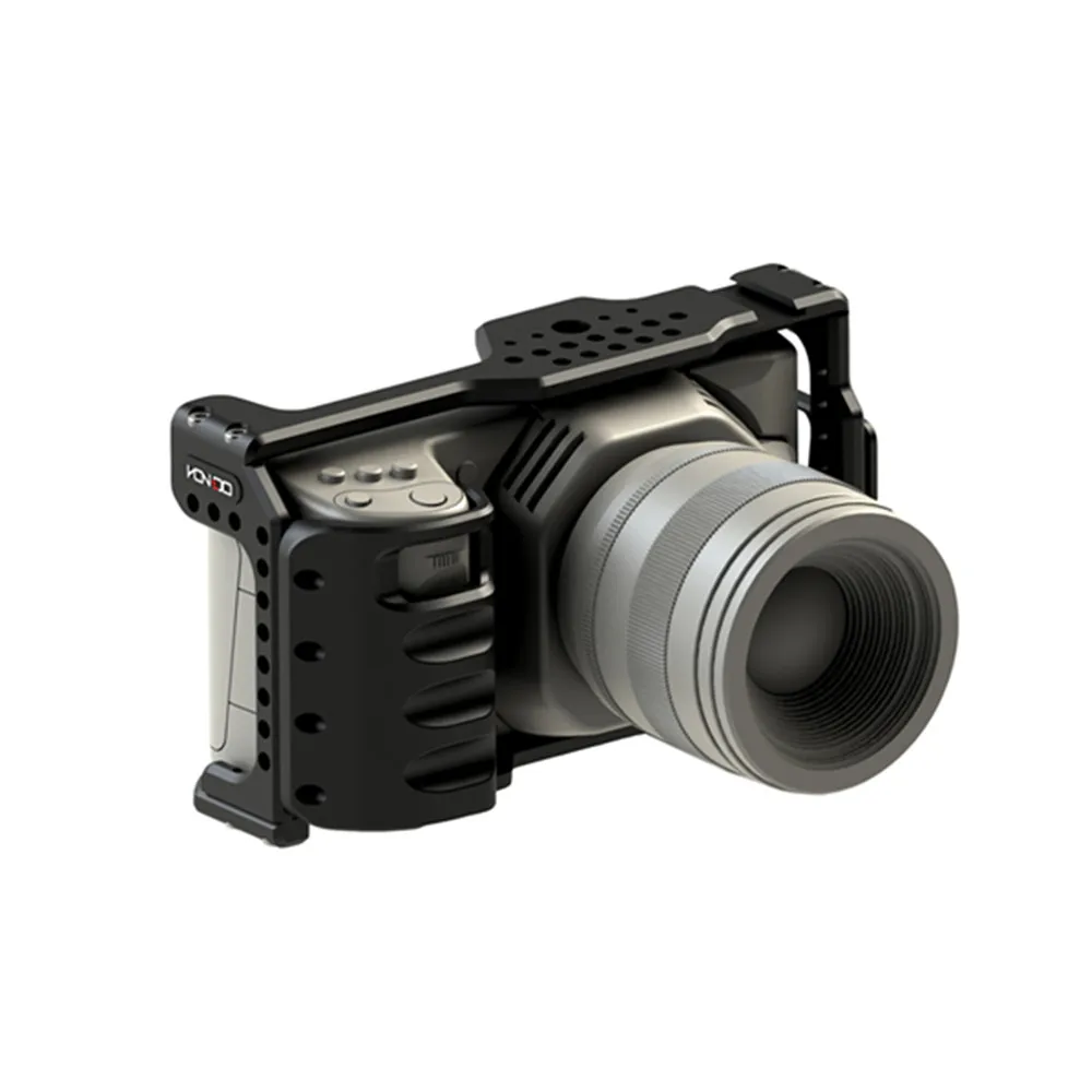 Крепление для камеры HONTOO BMD BMPCC 4K Rig DSLR RIG Base plate с верхней ручкой 15 мм rig BlackMagic Pocket