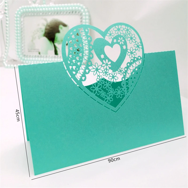 50 шт. лазерная резка название стола место карта свадебное торжество день