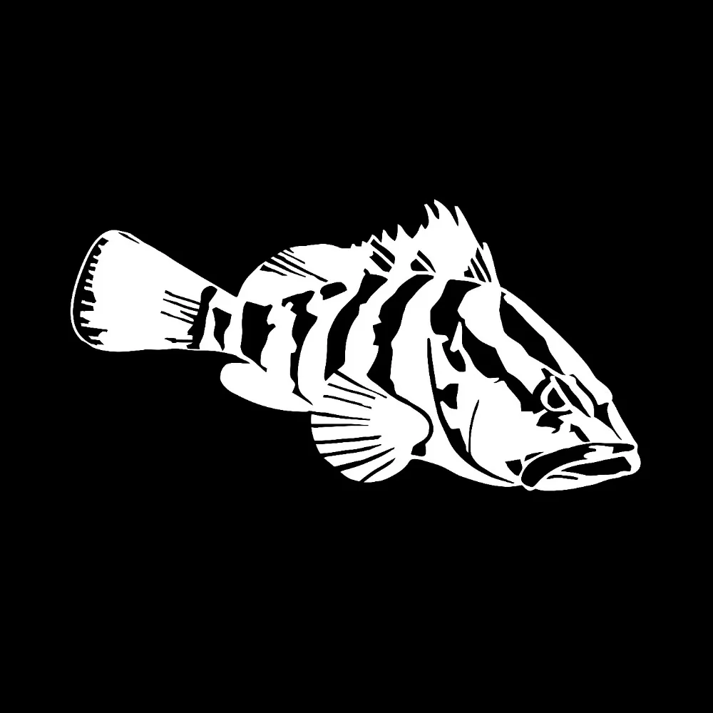 Виниловая наклейка для автомобиля Nassau Grouper Fish креативные декоративные наклейки
