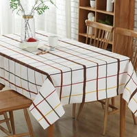 european classical cotton tablecloth party wedding hotel kitchen lattice tablecloth high quality home textile products