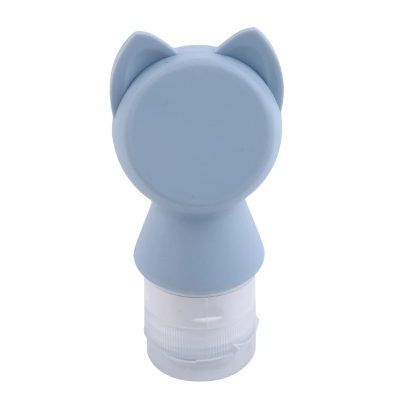 Мультяшные пустые Силиконовые дорожные бутылки для макияжа Пустые контейнеры