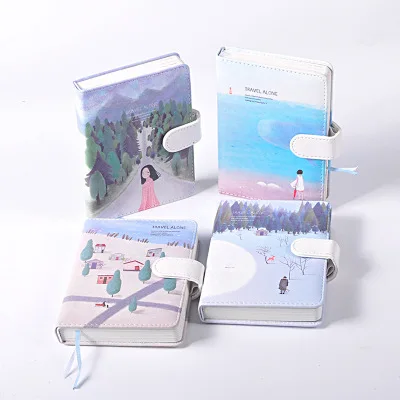 Блокнот с магнитной застежкой Стильный блокнот для дневника 50 к цветными
