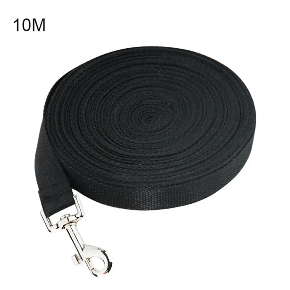 Black 3M/5 м/8 м/10 м/15 м/20 м ошейники для больших собак полипропиленовая веревка, длинный поводок для домашних животных, Выдвижной Поводок для обучения домашних животных - Цвет: Black