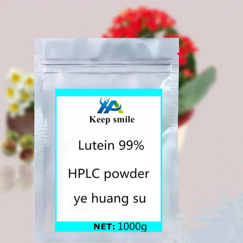 1000g Экстракт цветков Календулы Порошок lutein 20% ВЭЖХ для защиты ваших глаз, блеск ФЕСТИВАЛЬ Макияж лица драгоценные камни отбеливание кожи - Цвет: 1000g