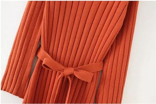 Для женщин Полосатый линия разрез Платья-свитеры одноцветное Цвет kleding jerseis