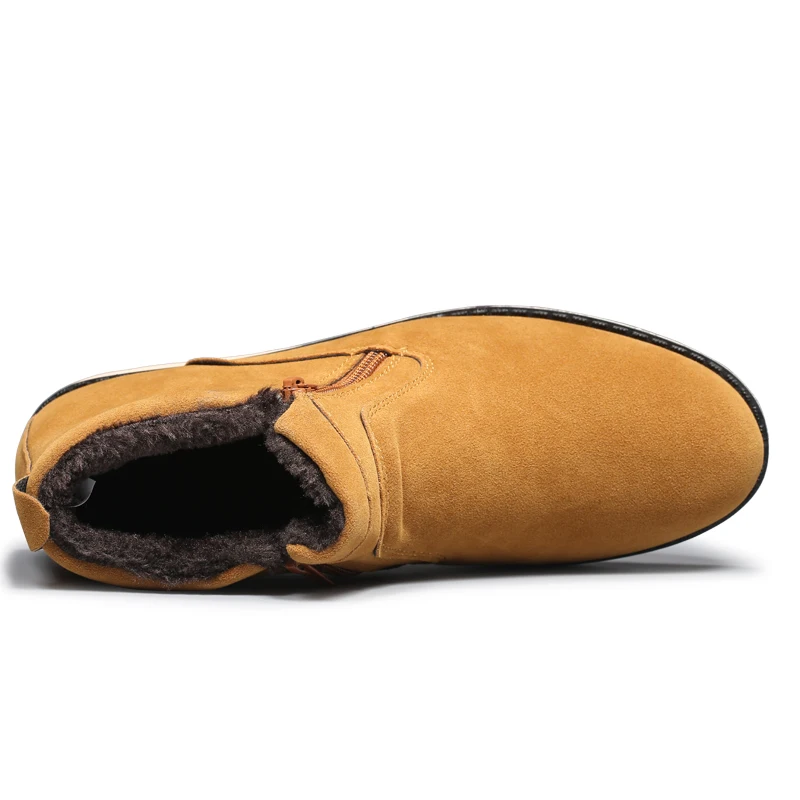 SERENE Brand 2018 New Arrival Men Casual Zip Snow Boots With Fur Fashion Winter Ankle 3 Colors Shoes Male ShoesDG-C20 | Обувь