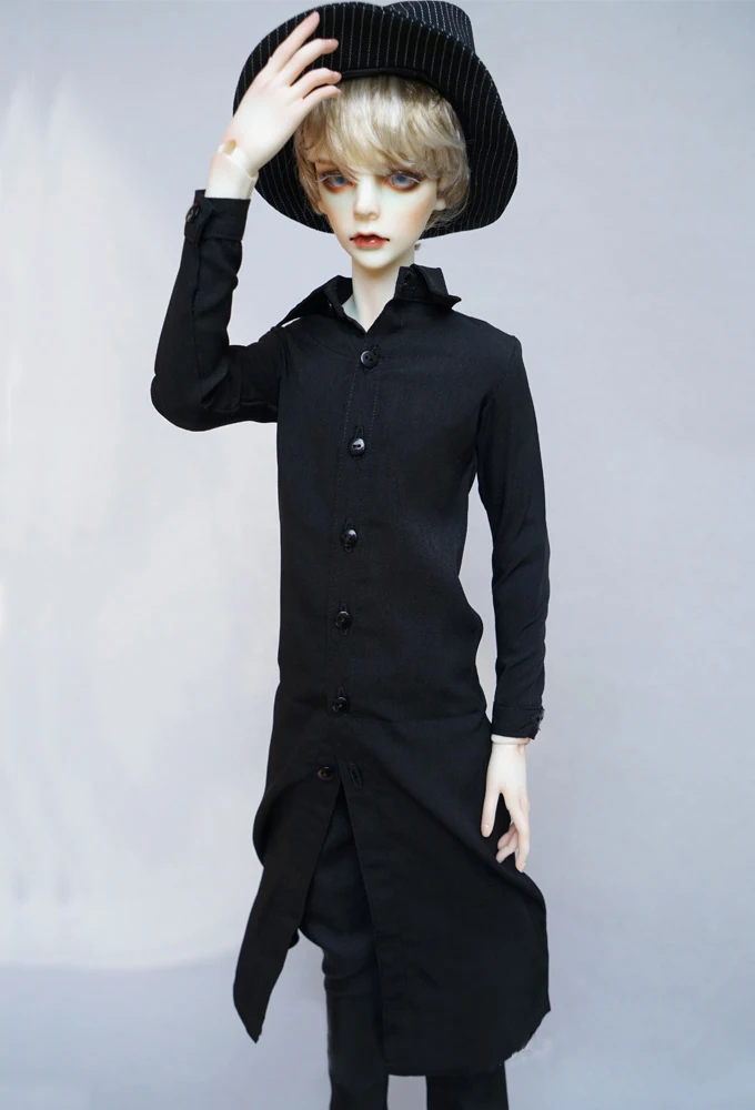 Кукольное платье BJD подходит для 1/3 1/4 SD MSD размер куклы черная индивидуальная