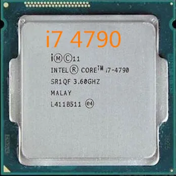Процессор Intel Core I7 4790 процессор i7 LGA 1150 четырехъядерный для настольного ПК|core