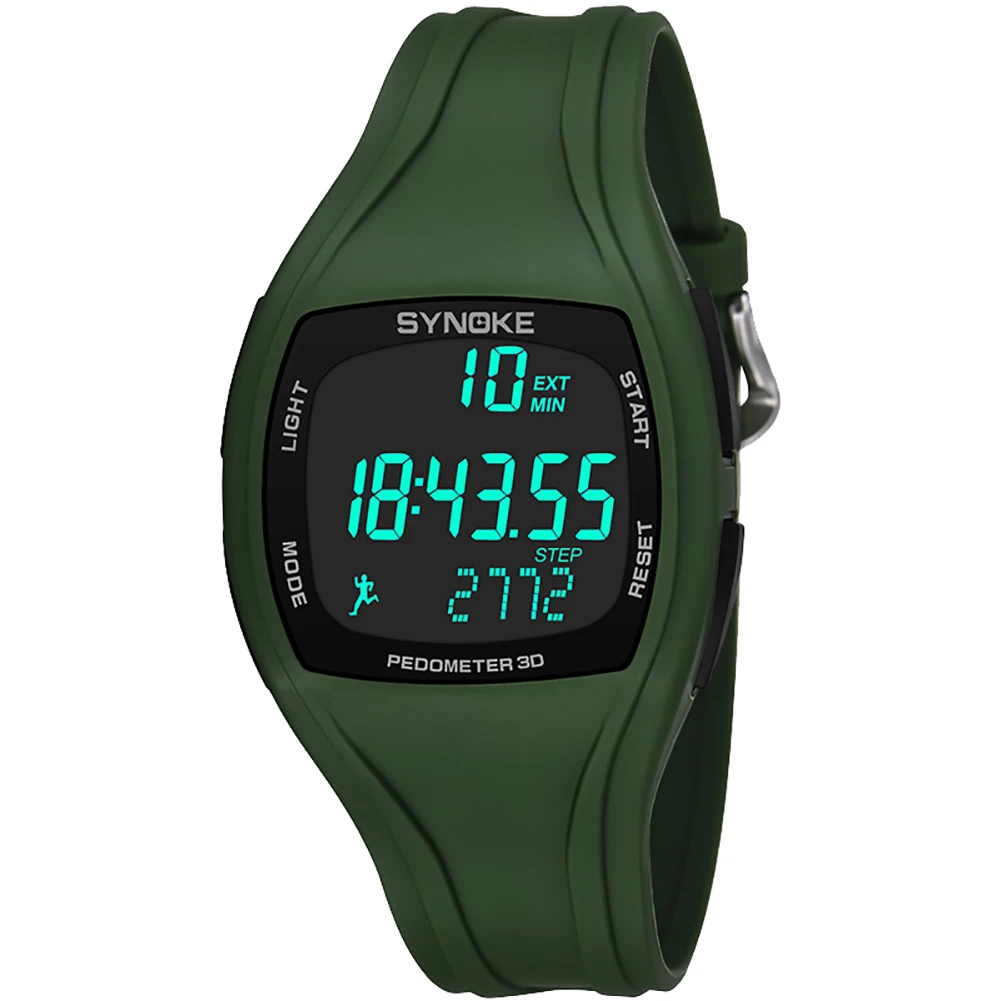 3D шагомер Будильник хронограф montre Многофункциональный jam tangan pria мужские цифровые наручные часы водонепроницаемые