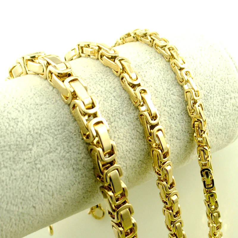 Женский и мужской браслет AMUMIU из нержавеющей стали золотого цвета KB186|cheap bracelet|cheap
