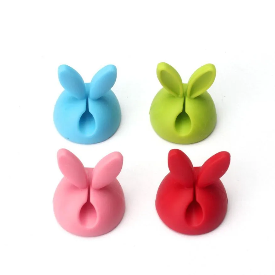 Showkoo 5pcs Round Clip Usb Wire Cable Winder Bobbin Clamp Protector Earphone Ties Organizer Cord Fixer Holder Manage | Электроника