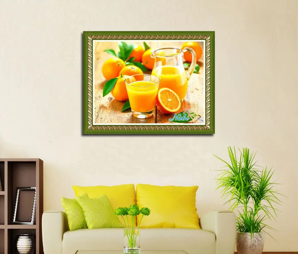 Фрукты фото 5d diy картинки 626gg-квадратные Алмазная мозаичная Живопись Вышивка