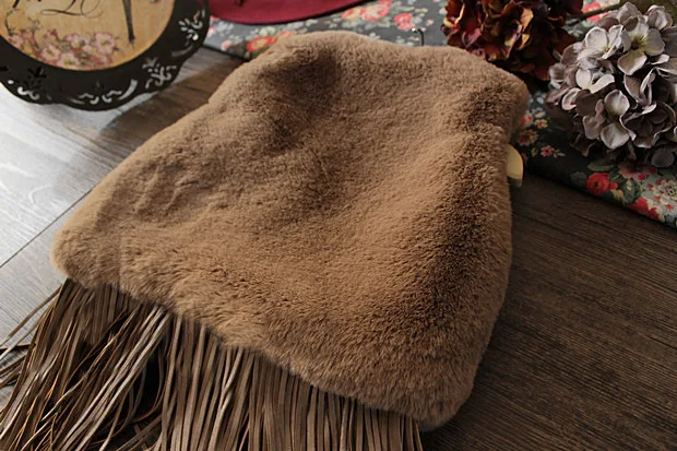 Весенне-зимний детский жилет для девочек модные жилеты с кисточками Новогодние