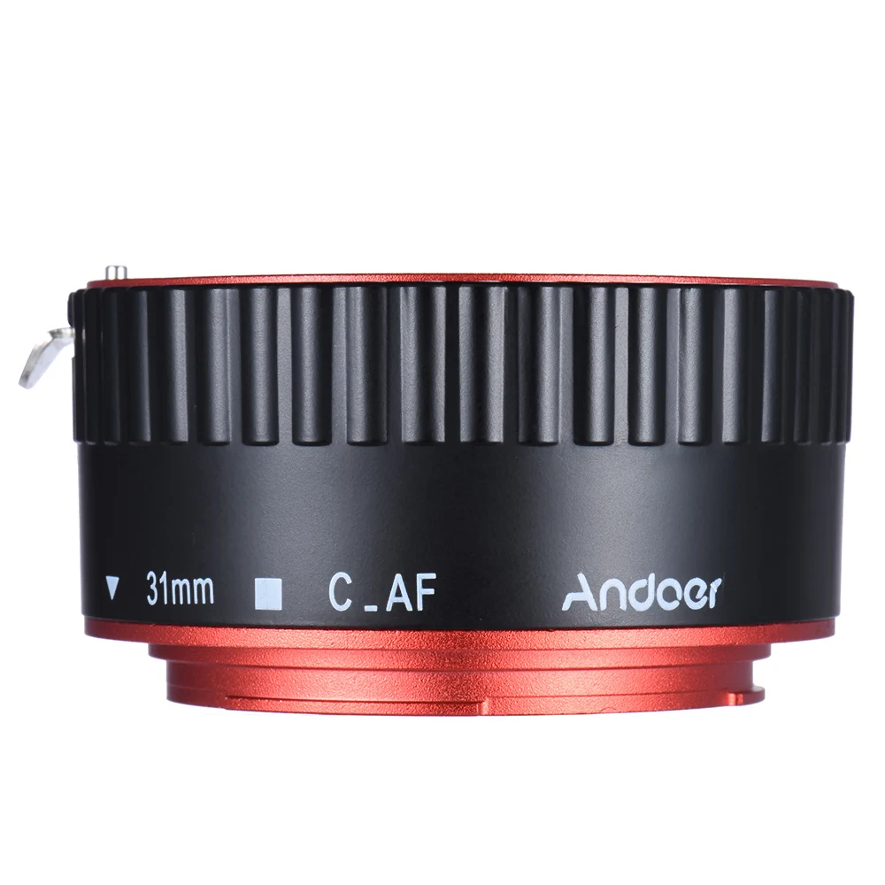 Andoer красочные металлические TTL Автофокус AF макро Удлинительное Кольцо для Canon EOS EF