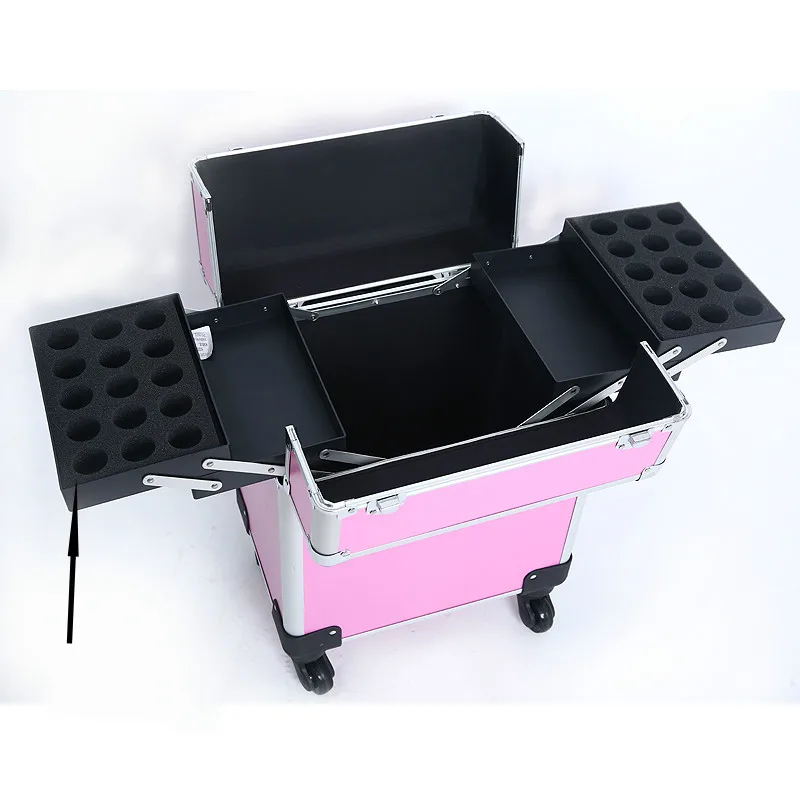 4 колесный чехол на колесиках косметичка для профессионального салона красоты