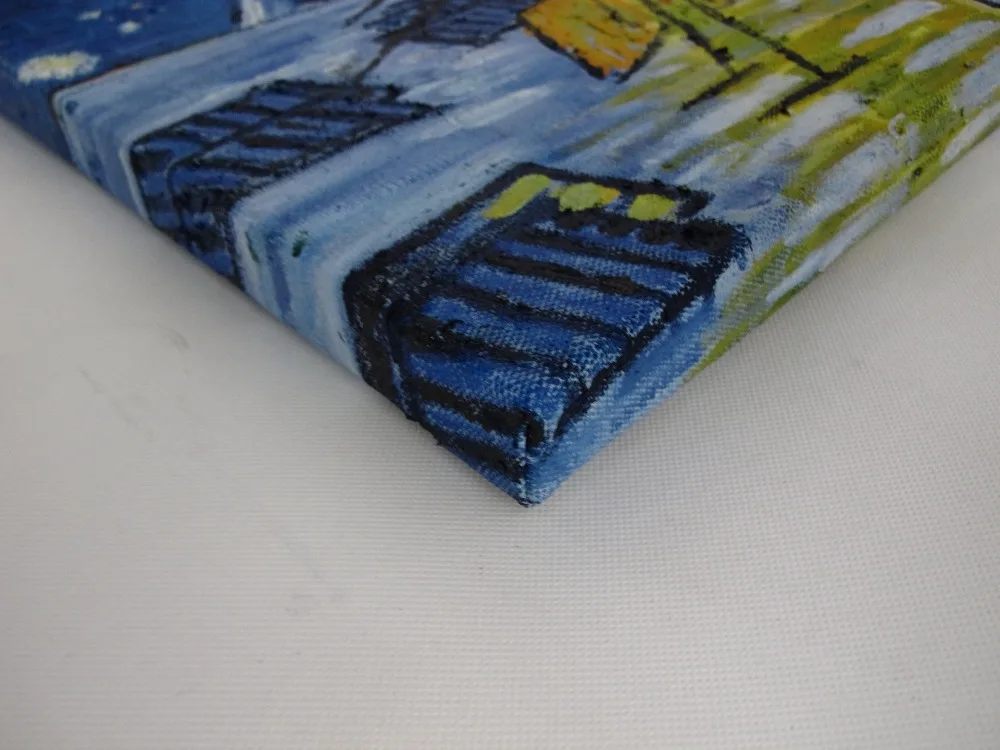 Картина маслом Ван Гога (кафе терраса на месте дю Forum Arles в ночное время c.1888) ручная