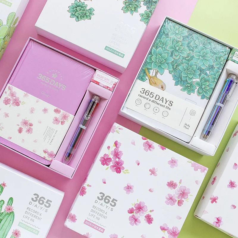 Креативный ежедневник 365 милый Kawaii порядок дня дорожный журнал Filofax органайзер
