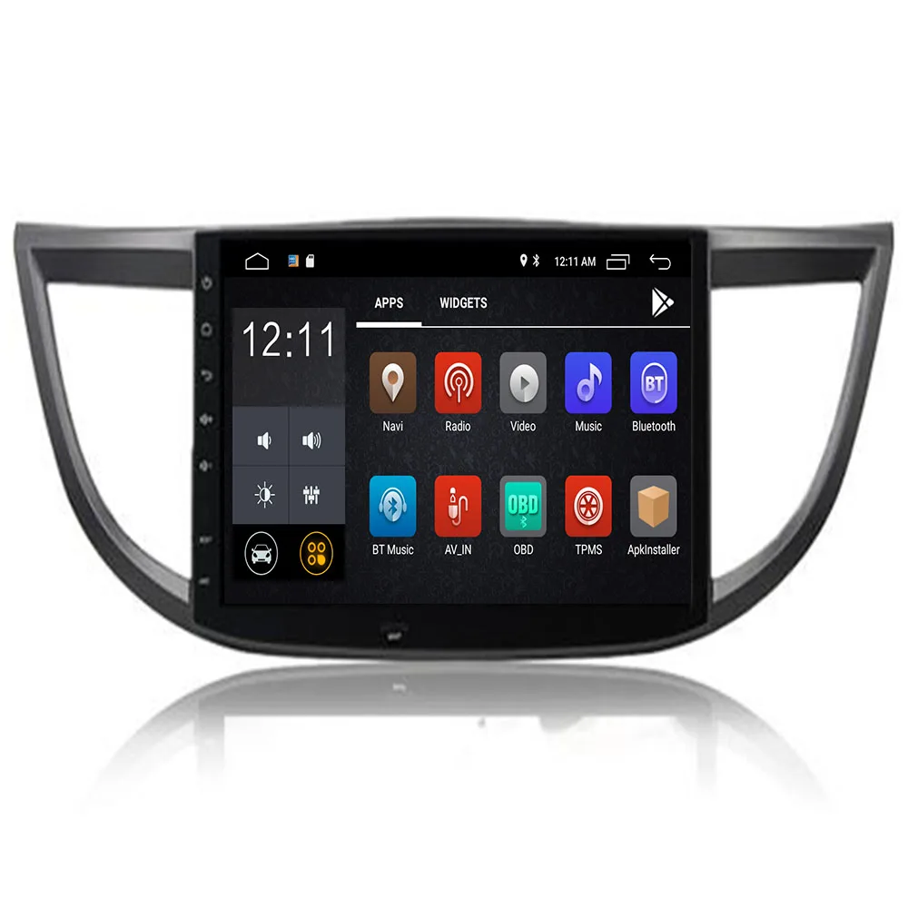Tesla style Android10 8 ядер 4 Гб ОЗУ 32 ПЗУ автомобильный DVD плеер GPS навигация для HONDA CRV 2012 2015