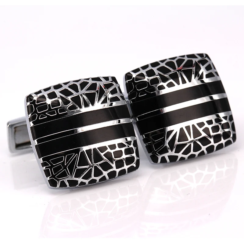 C-MAN Luxury French Brand Cufflinks for mens Jewelry Hot Sale Spider web Designer Fashion Cuff Links Wedding | Украшения и