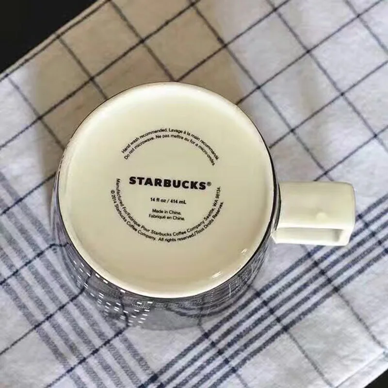 Русалка Керамика кружка классический Time Square Ограниченная серия черного и