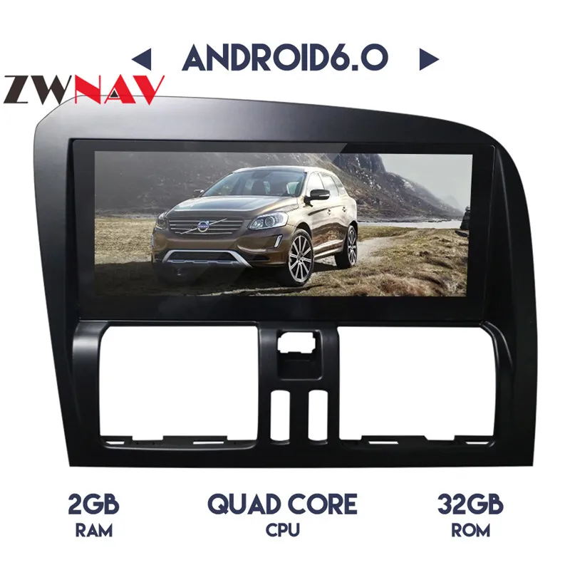 8," Автомобильный мультимедийный плеер Android 6,0 для VOLVO XC60 2009-2012 gps навигации радио Wi-Fi смартфон BT без dvd плеер головное устройство
