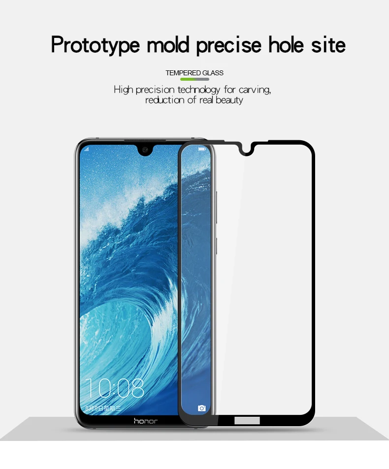 Закаленное 3d стекло MOFi с полным покрытием экрана для Huawei Honor 8X Max стеклянная