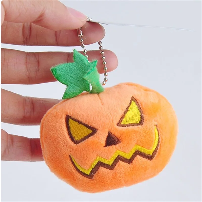 small pendant keychains Plush toy Halloween Christmas Gifts Pumpkin Plush stuffed Doll Toys For Kids stuffed doll Halloween Gift
