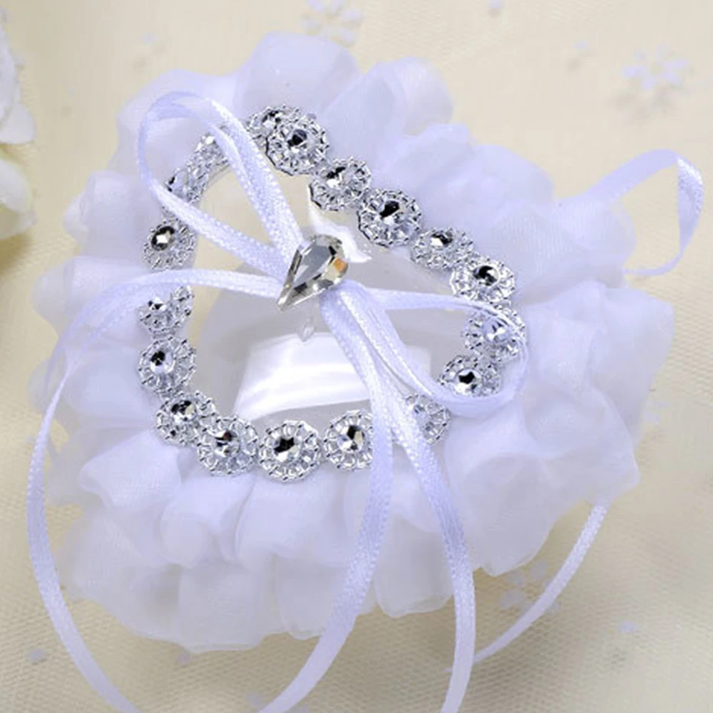 Романтическая Подарочная коробка для колец в форме сердца с розами на День