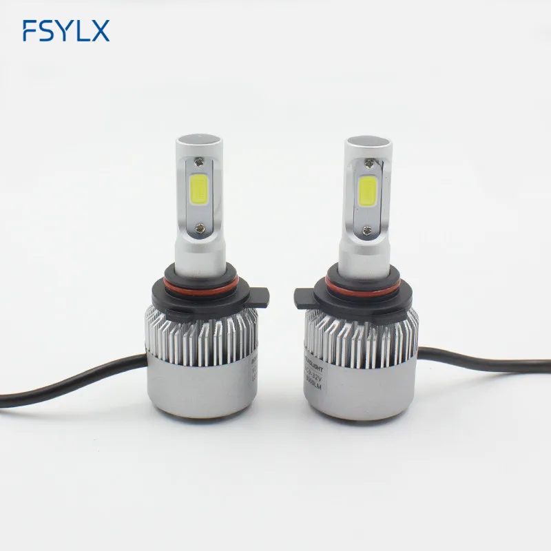FSYLX 9012 hir2 COB 72 Вт 16000lm светодиодный лампы для передних фар для Opel Vectra zafira край Regal IX35 TUCSON 9012 hir2 Автомобильный светодиодный противотуманные фары