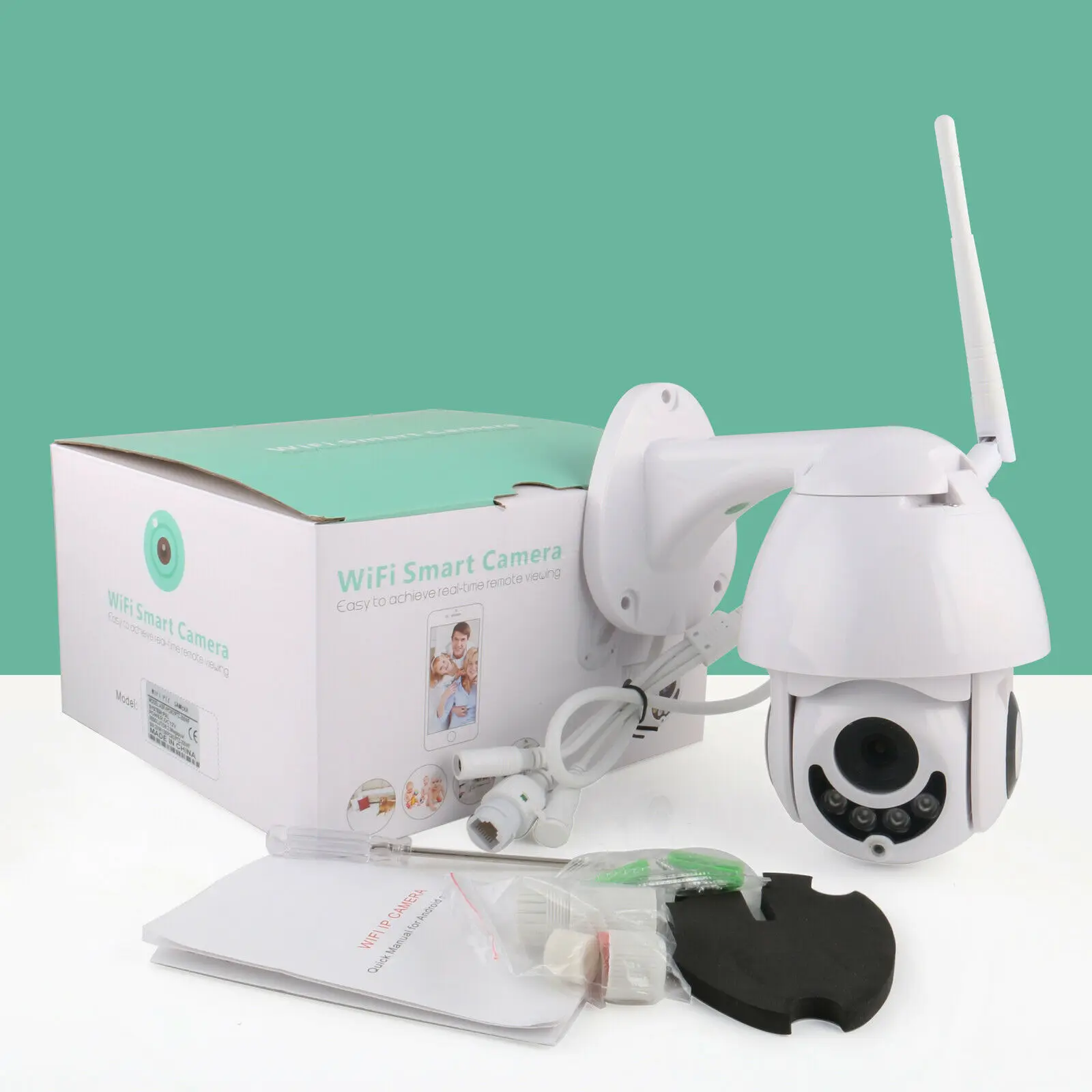 Ip камера WiFi 2MP 1080P Беспроводная PTZ скоростная купольная CCTV IR Onvif наружного