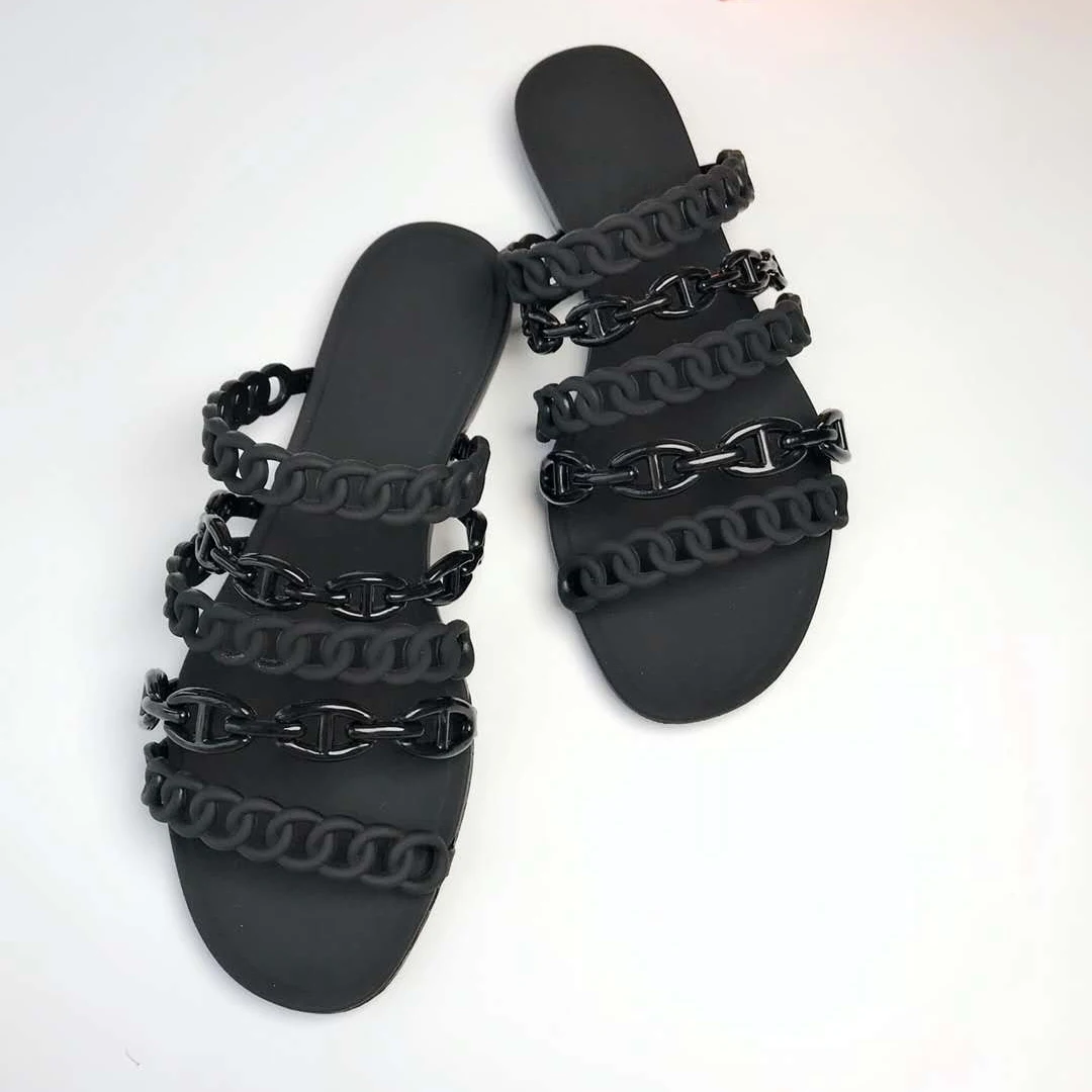 Женские шлепанцы прозрачные Шлепанцы из ПВХ пляжные вьетнамки хлопчатобумажной