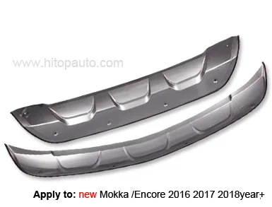 For new Mokka Encore Горячая нержавеющая сталь бампер крышка защита skid plate bull БАР для Opel Mokka X для Buick Encore 2013- или-2018year - Название цвета: For new Mokka Encore