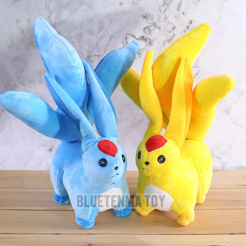 Final Fantasy Carbuncle изумруд и Топаз плюшевые куклы мягкие игрушки