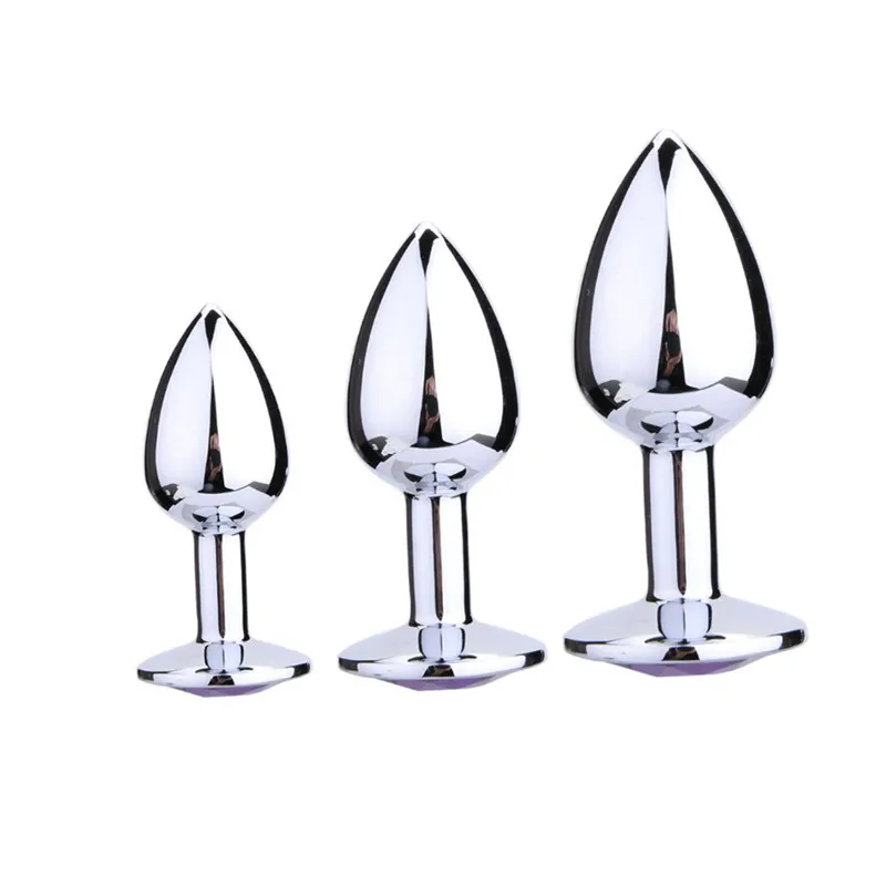 Набор анальных пробки из нержавеющей стали металлическая забавная пробка