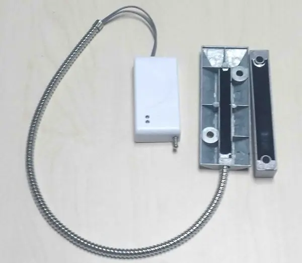 Saful Hot sale 433 MHz Reed pipe magnetic control Wireless Roller Shutter Door Gap Sensor Detector Just For gsm Alarm System |