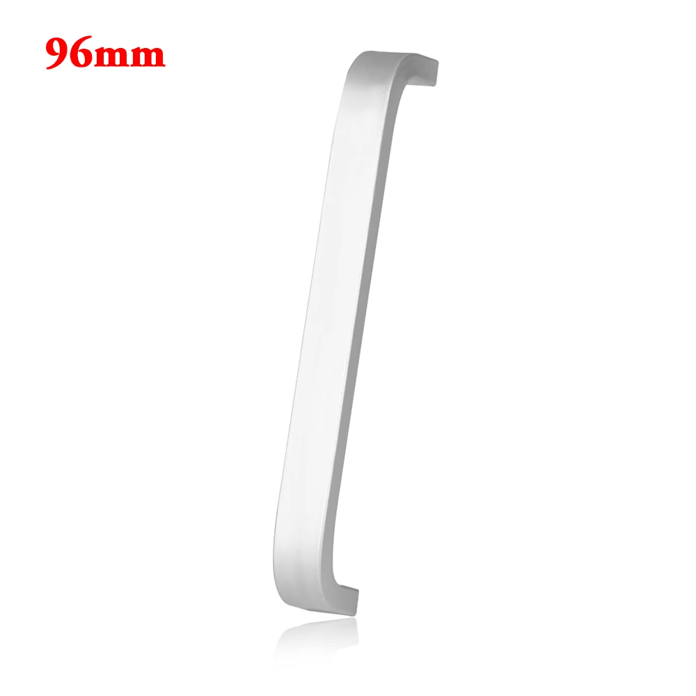 96mm 1Pcs Furniture Hardware Door Aluminum Pull Solid Handle Knob Drawer Cabinet Cupboard Home Improvement Accessories - Цвет: 96mm