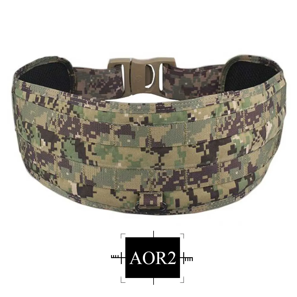 AOR2 Emersongear снаряжение Emerson gear стиль Molle мужской армейский военный тактический ремень страйкбол Painball Wargame талия поддержка EM9012 - Цвет: AOR2